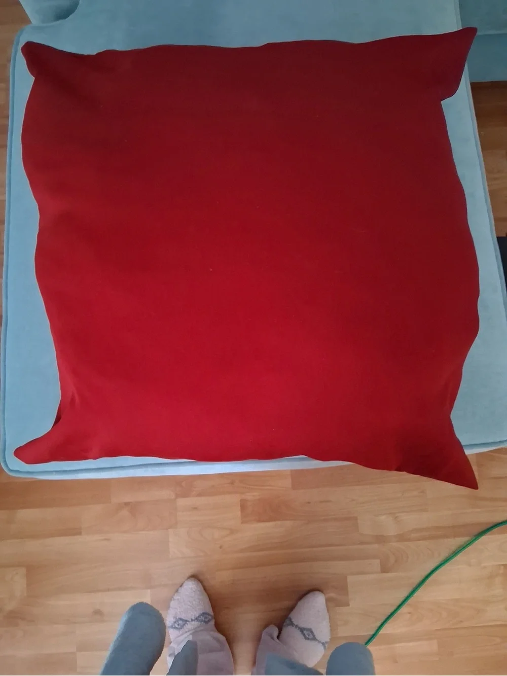 Red Holiday Decorative Throw Pillow - Unbranded